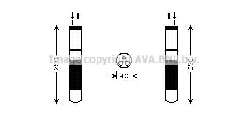 TOD415 AVA receptor-secador del aire acondicionado