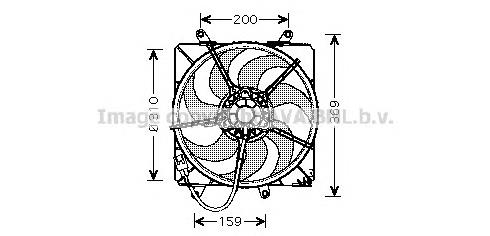 TO7506 AVA motor del ventilador de enfriado