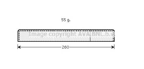 Receptor-secador del aire acondicionado 33380 NRF