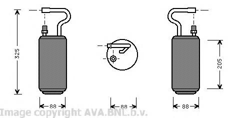 Receptor-secador del aire acondicionado VOD097 AVA
