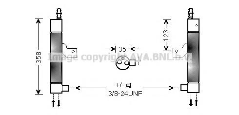 VOD146 AVA receptor-secador del aire acondicionado