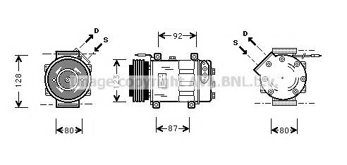 RTK037 AVA compresor de aire acondicionado