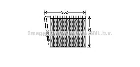 RTV356 AVA Evaporador, aire acondicionado
