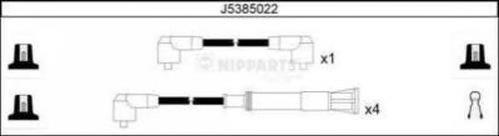 Juego de cables de encendido J5385022 Nipparts