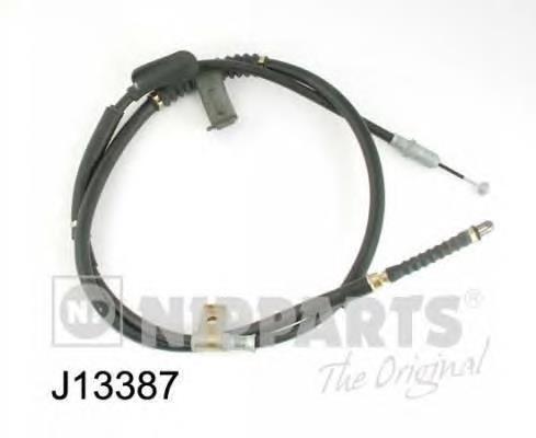Cable de freno de mano trasero izquierdo J13387 Nipparts