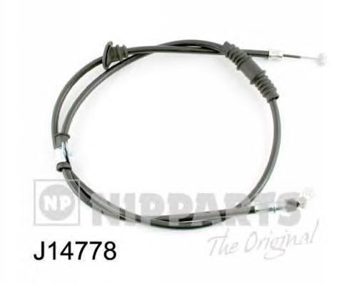 J14778 Nipparts cable de freno de mano trasero derecho