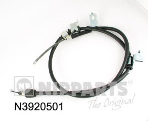 N3920501 Nipparts cable de freno de mano trasero izquierdo