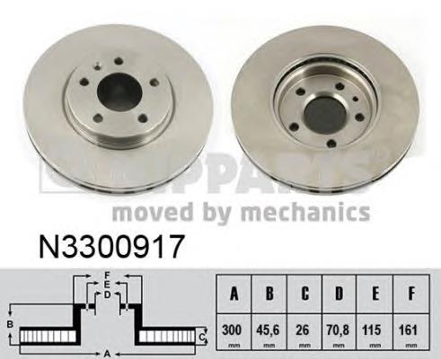 Frenos delanteros Nipparts N3300917 precio, desde 48,47 EUR