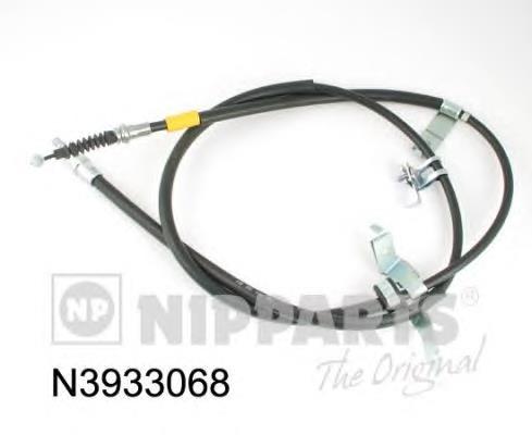 N3933068 Nipparts cable de freno de mano trasero derecho