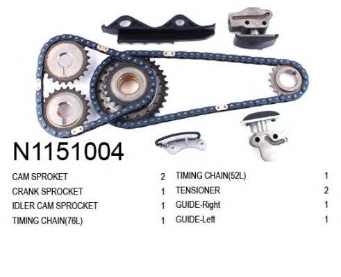 N1151004 Nipparts kit de cadenas de distribución