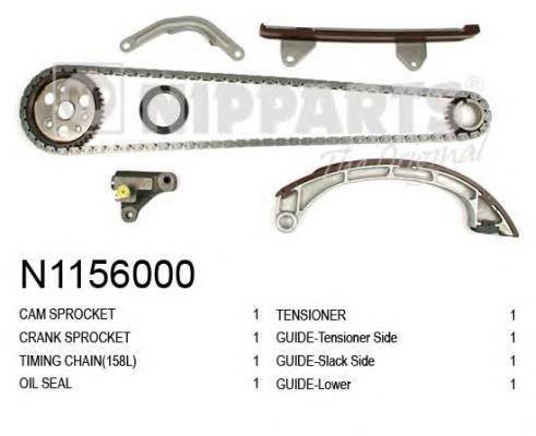 Kit de cadenas de distribución N1156000 Nipparts