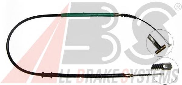 Cable de freno de mano trasero izquierdo K10557 ABS
