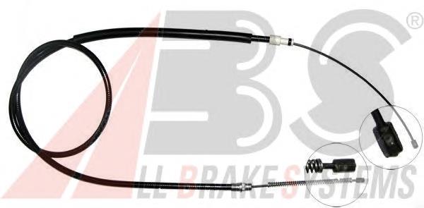 Cable de freno de mano trasero derecho/izquierdo 00004745N6 Peugeot/Citroen