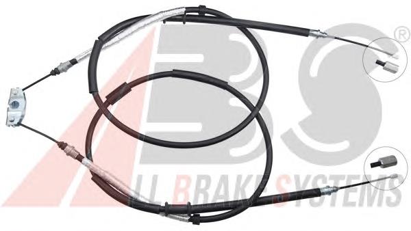 Cable de freno de mano trasero derecho/izquierdo 13332850 Opel