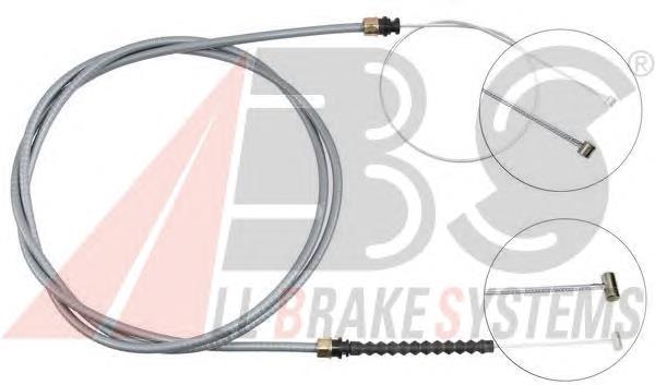 Cable de freno de mano trasero derecho BKB1619 Borg&beck