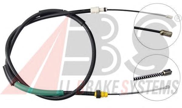80195 Metalcaucho Cable de freno de mano trasero izquierdo