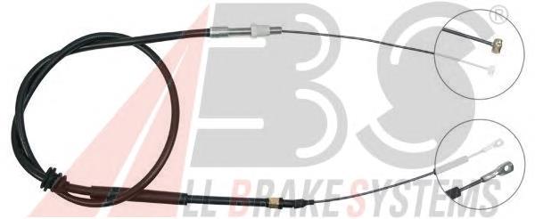 K11835 ABS cable de freno de mano trasero izquierdo