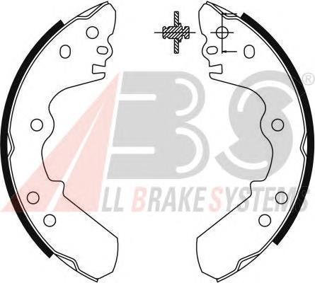 Zapatas de freno 8933 ABS