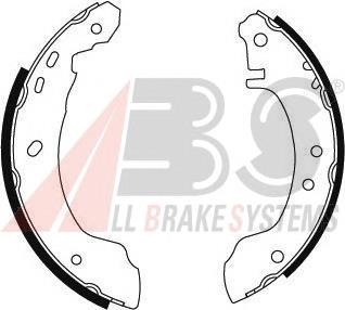 Zapatas de freno de tambor traseras ABS 8912 precio, desde 27,13 EUR