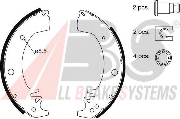 Comprar 8874 ABS Zapatas de freno