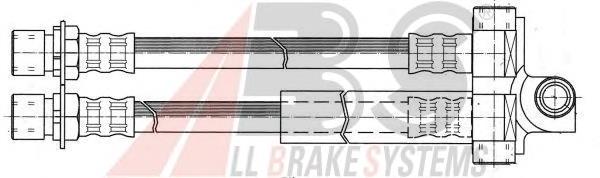 SL3694 ABS tubo flexible de frenos trasero