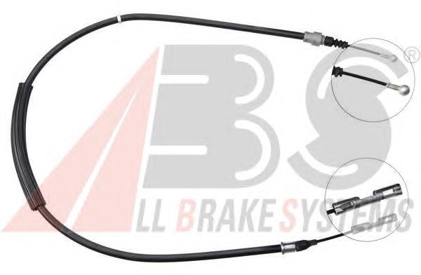 8Z0609722D VAG cable de freno de mano trasero derecho