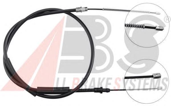 Cable de freno de mano trasero izquierdo K15527 ABS