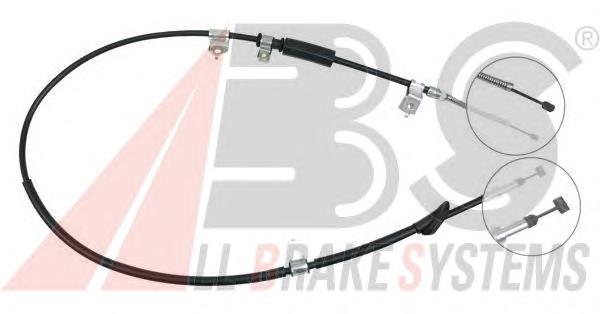 K15698 ABS cable de freno de mano trasero derecho