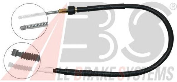 K16327 ABS cable de freno de mano trasero izquierdo