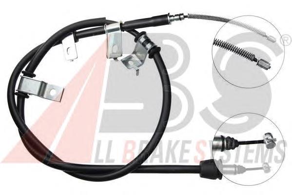 K15358 ABS cable de freno de mano trasero derecho