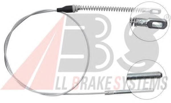 K15458 ABS cable de freno de mano trasero derecho