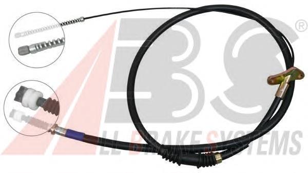 K15388 ABS cable de freno de mano trasero derecho