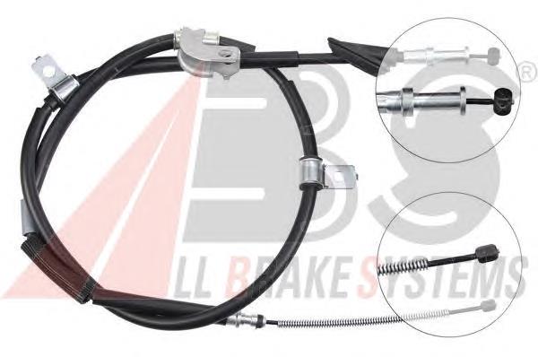 K15378 ABS cable de freno de mano trasero derecho