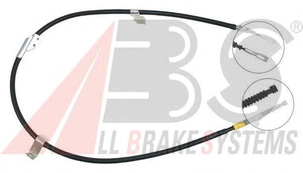 K15077 ABS cable de freno de mano trasero izquierdo