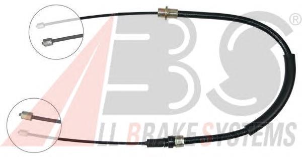 Cable de freno de mano trasero izquierdo E074172 Peugeot/Citroen