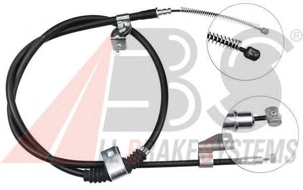 K17218 ABS cable de freno de mano trasero derecho