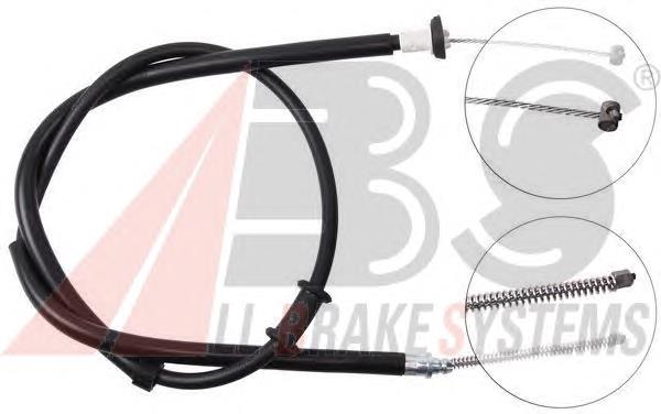 K16638 ABS cable de freno de mano trasero derecho