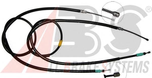 Cable de freno de mano trasero derecho/izquierdo K19645 ABS