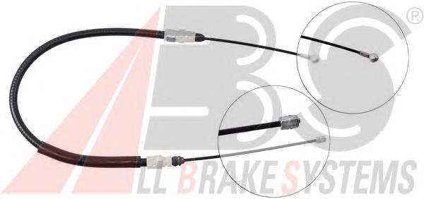 Cable de freno de mano trasero izquierdo K19747 ABS