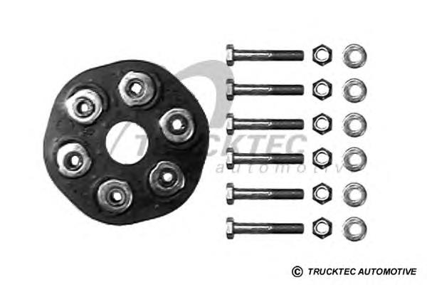 Articulación, árbol longitudinal, delantera 0234003 Trucktec