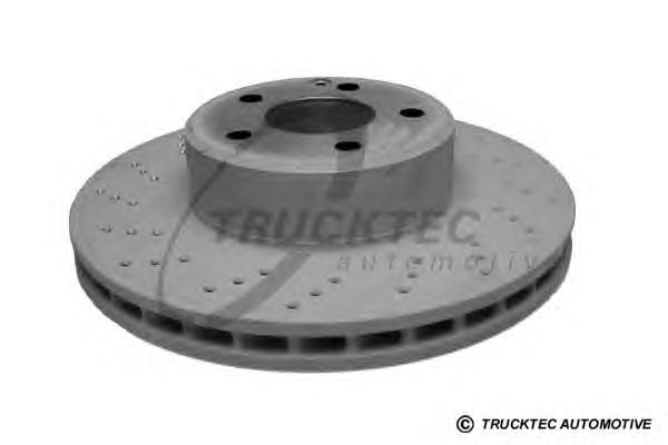 0235080 Trucktec freno de disco delantero