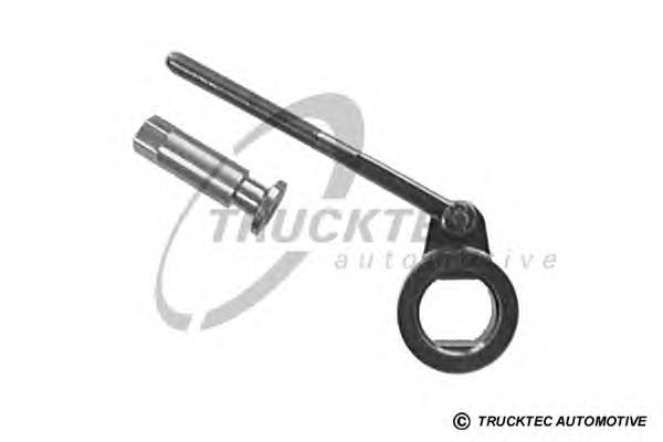 Soporte, brazo tensor, correa poli V 0219026 Trucktec