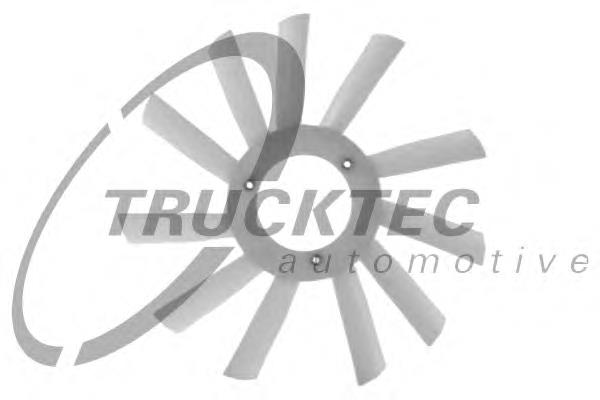 0219029 Trucktec rodete ventilador, refrigeración de motor