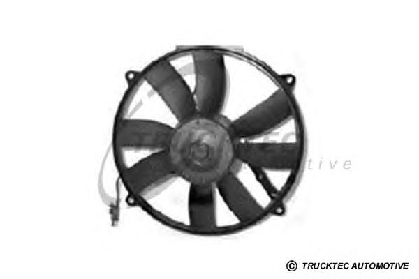 0240097 Trucktec ventilador (rodete +motor refrigeración del motor con electromotor completo)