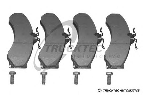 02.35.083 Trucktec pastillas de freno delanteras