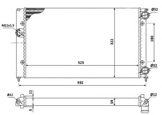 Comprar 529501 NRF Radiador de auto