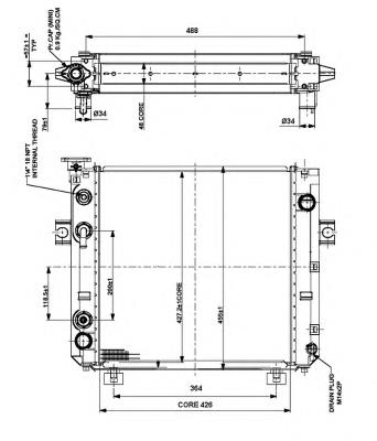 Comprar 52300 NRF Radiador de auto