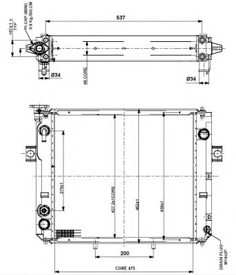 52301 NRF Refrigeración del motor