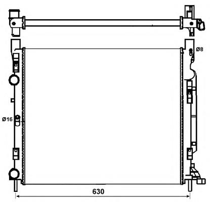 Comprar 53002 NRF Radiador de auto