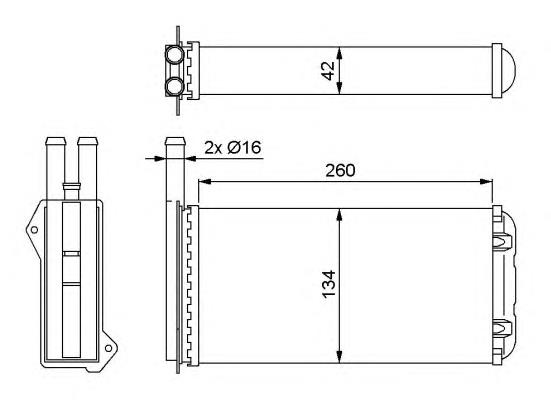 Comprar 52220 NRF Radiador calefacción